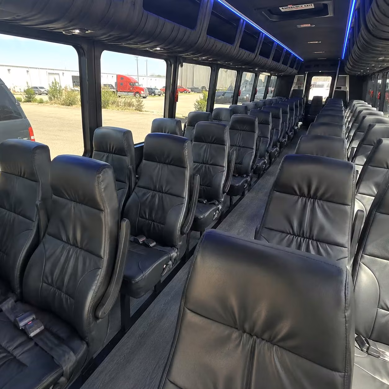 25 passenger minibus inside