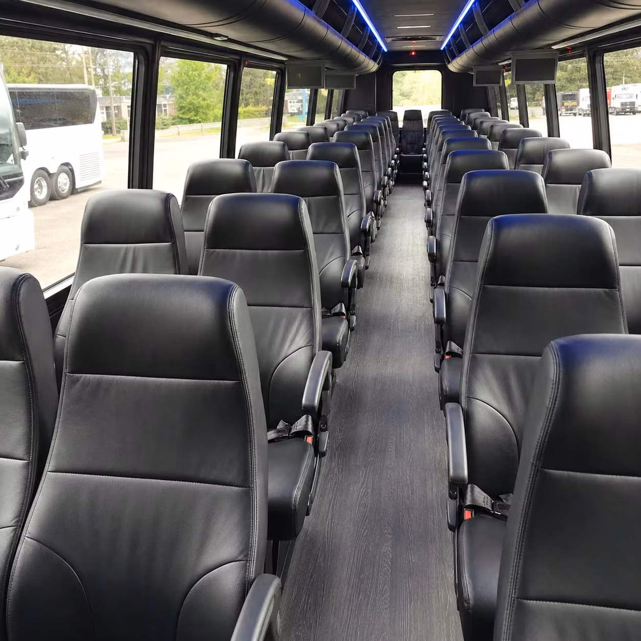 28 passenger minibus interior