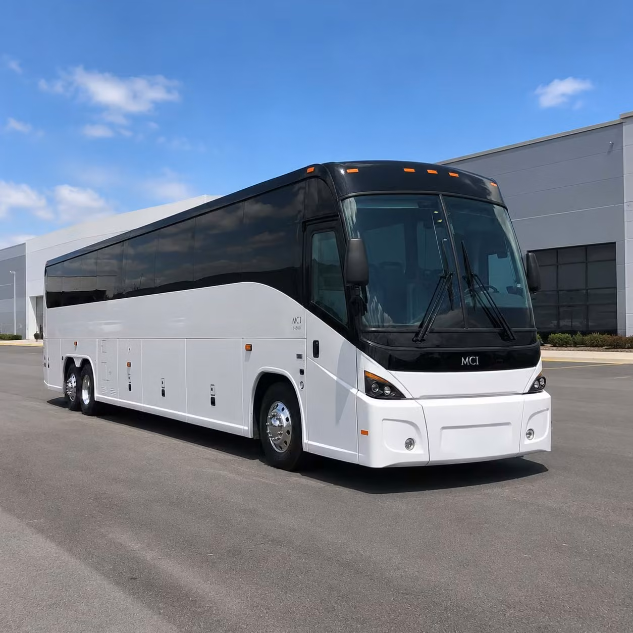 ann arbor charter bus rental exterior