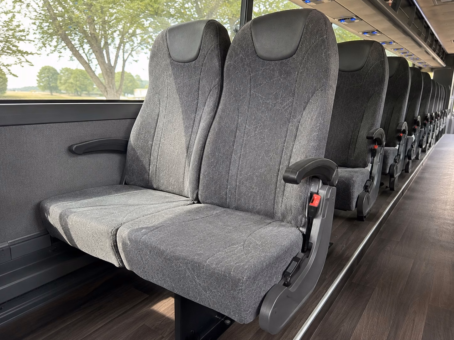 ann arbor charter bus rental inside